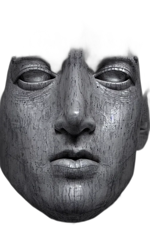 mask, face, robot, crown transparent PNG cut-out