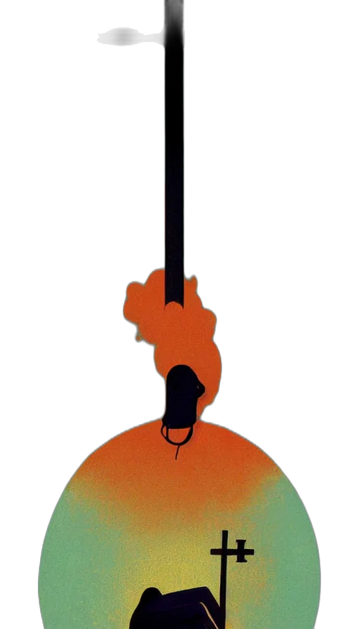 umbrella, staff, weapon, sword, 3d render, concept art, watercolor, dean transparent PNG cut-out