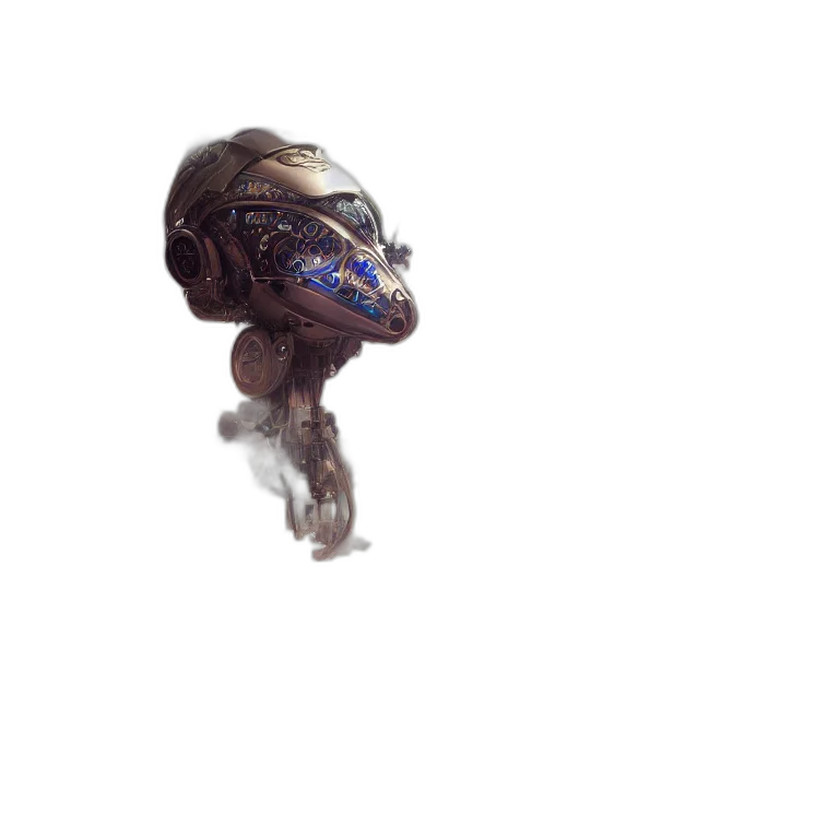 mask, creature, face, robot transparent PNG cut-out