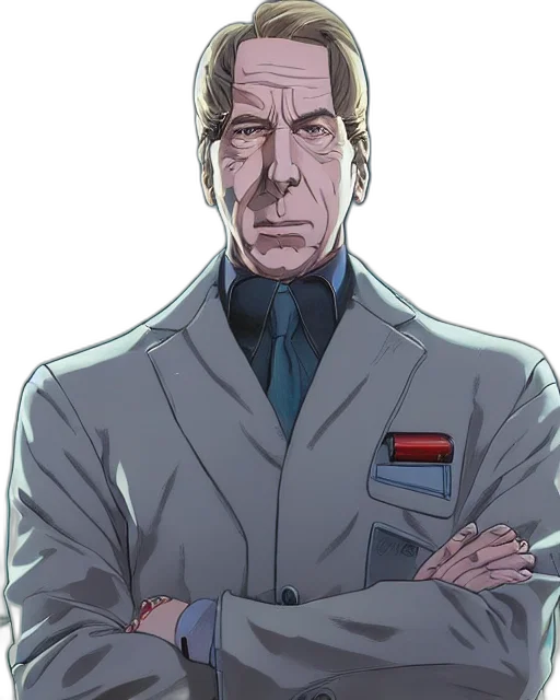 staff, jacket, face, comic book art, concept art, cartoon, pixel art, portrait transparent PNG cut-out