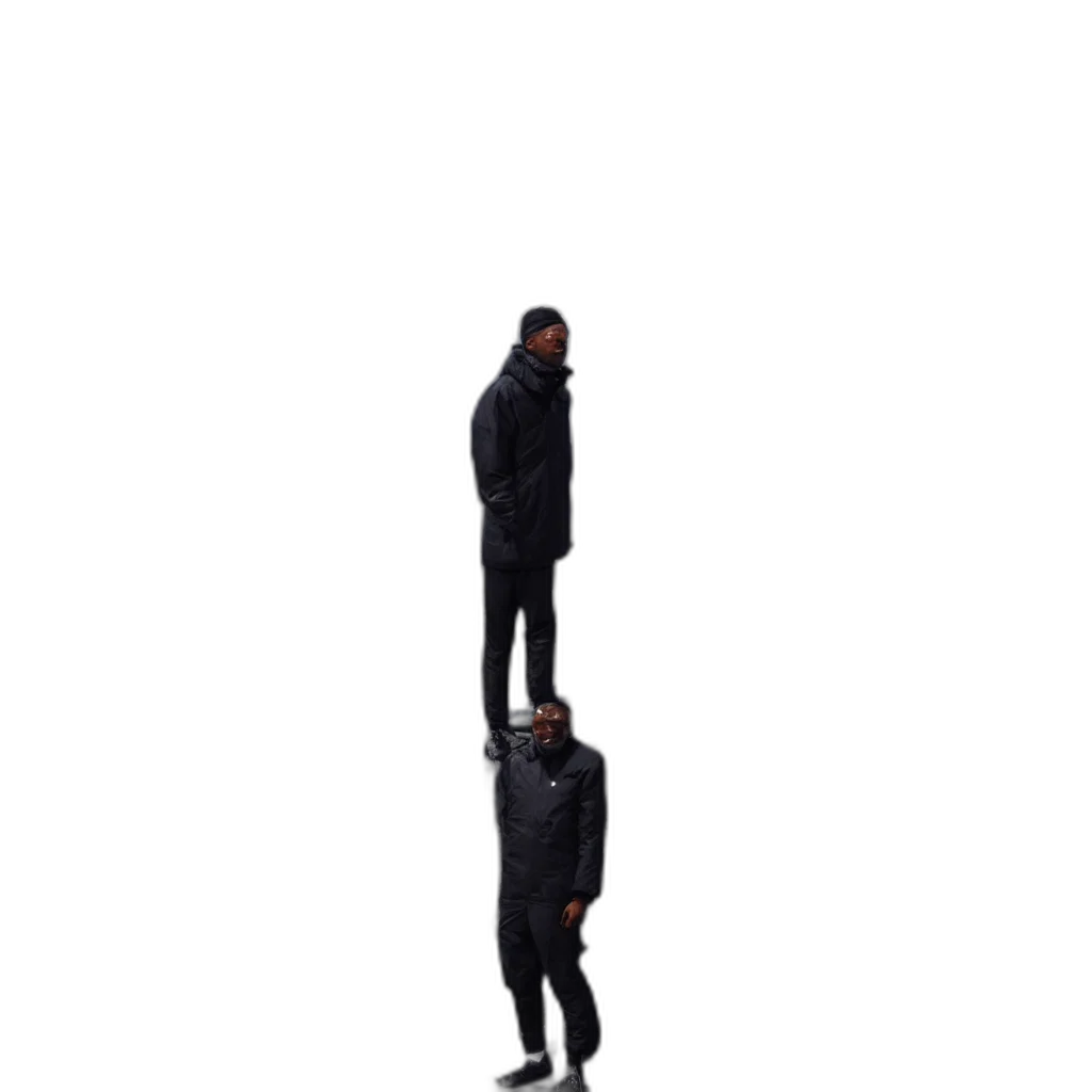 jacket, staff, umbrella, creature, concept art, 3d render, pixel art, outer space transparent PNG cut-out