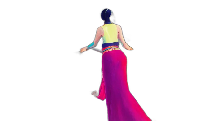 dress, staff, jewelry, concept art transparent PNG cut-out