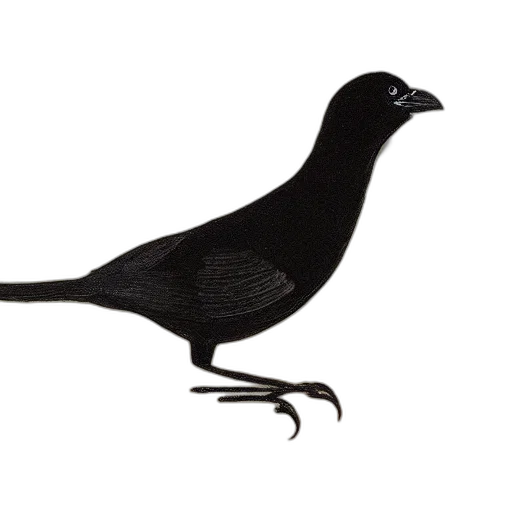 animal, staff, jewelry, dress, 3d render, photorealistic, concept art, dark transparent PNG cut-out
