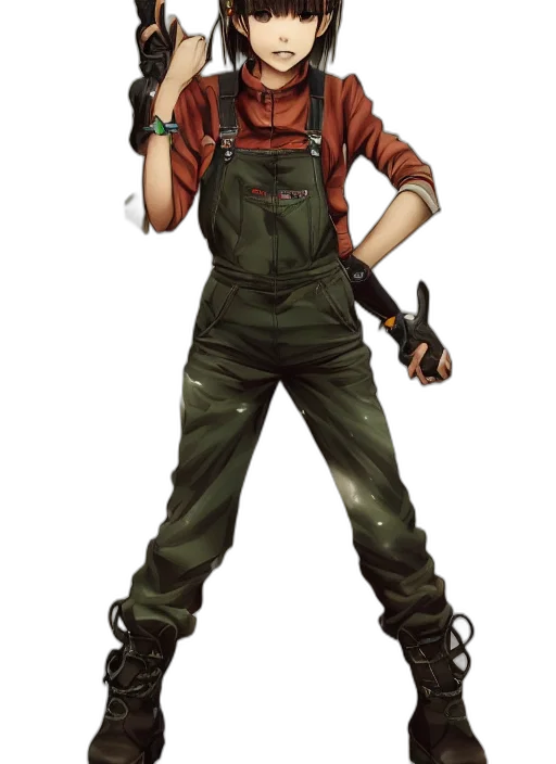 staff, weapon, jacket, concept art, pixel art, comic book art, fantasy art, red transparent PNG cut-out