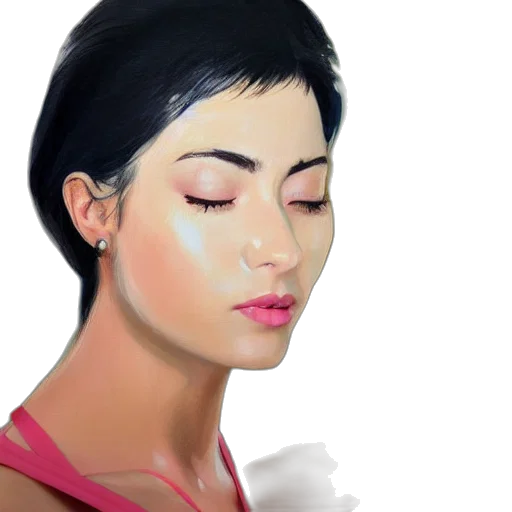 face, jewelry, photorealistic, oil painting, watercolor, pencil sketch, neon lights, pastel transparent PNG cut-out