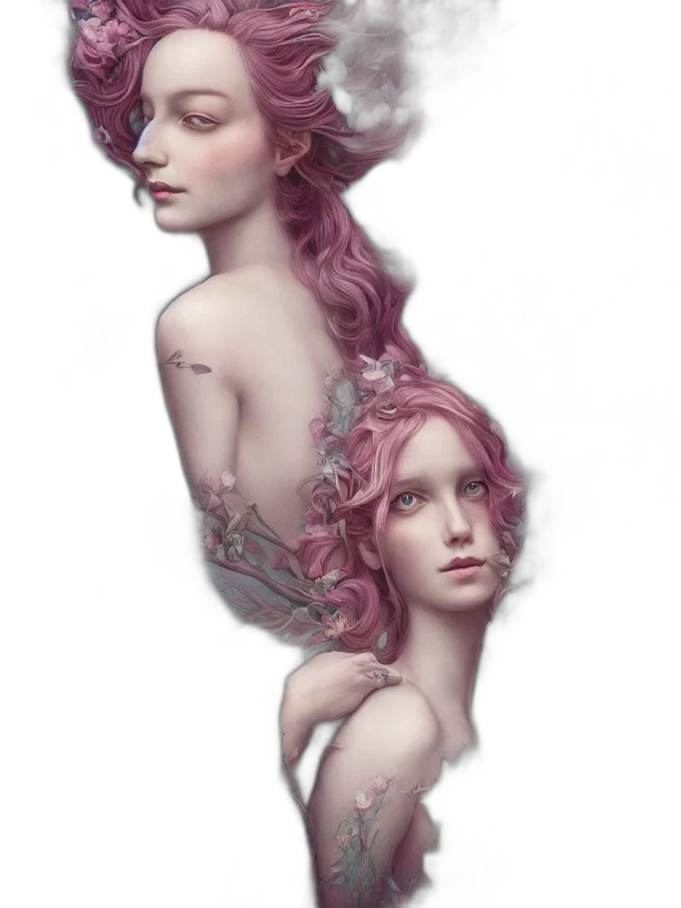 crown, dress, face, jewelry, fantasy art, photorealistic, concept art, watercolor transparent PNG cut-out