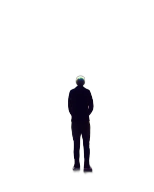 staff, robot, creature, hat transparent PNG cut-out