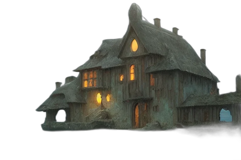 building, 3d render, concept art, fantasy art transparent PNG cut-out