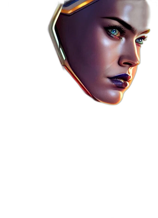 face, mask, robot, crown transparent PNG cut-out