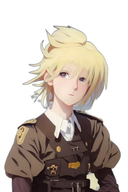 staff, crown, jacket, face transparent PNG cut-out