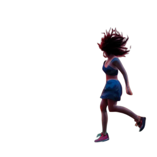hair, dress, creature, 3d render, pixel art, concept art, photorealistic, portrait transparent PNG cut-out