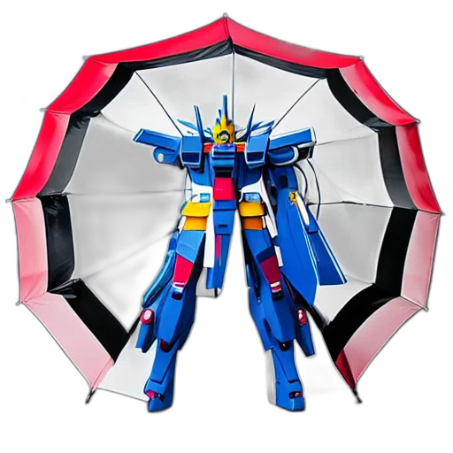 umbrella, robot, weapon, jacket transparent PNG cut-out