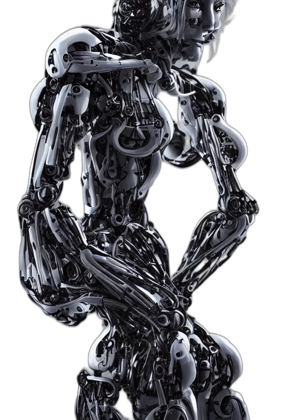 robot, jewelry, cyberpunk, concept art transparent PNG cut-out