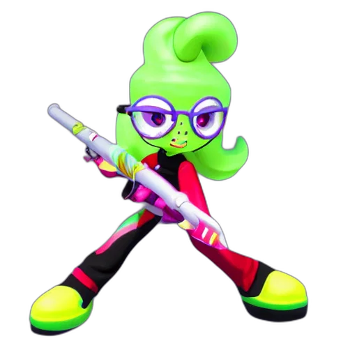 staff, weapon, sword, robot, concept art, pixel art, 3d render, cartoon transparent PNG cut-out
