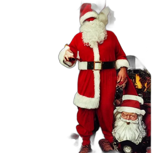 vogue, designer, santa, claus transparent PNG cut-out