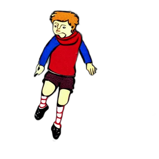 cartoon, pixel art, concept art, comic book art, illustration, french, boy, streets transparent PNG cut-out