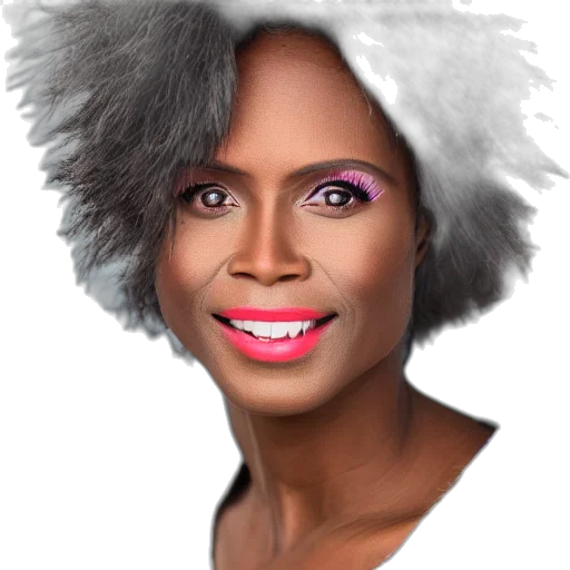 hair, face, hat, photorealistic transparent PNG cut-out