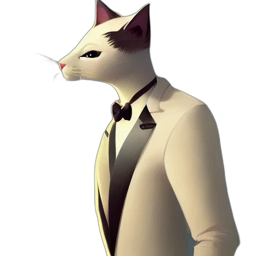 staff, animal, hat, jacket transparent PNG cut-out