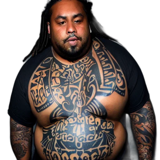 animal, fat, dark, skinned, half, black, samoan, drug transparent PNG cut-out