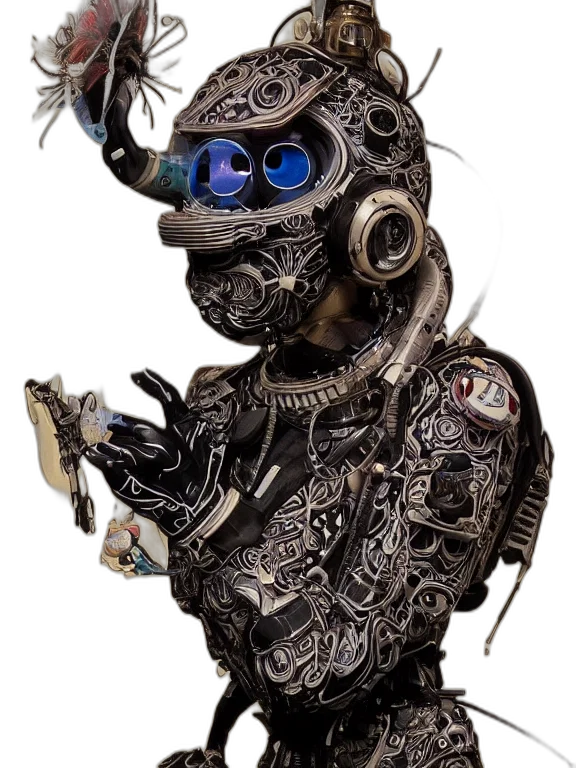robot, mask, animal, face transparent PNG cut-out
