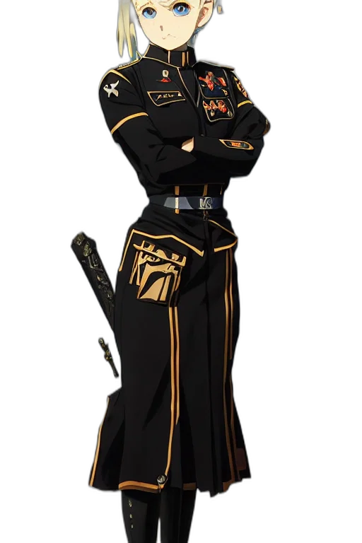 dress, staff, jacket, concept art transparent PNG cut-out