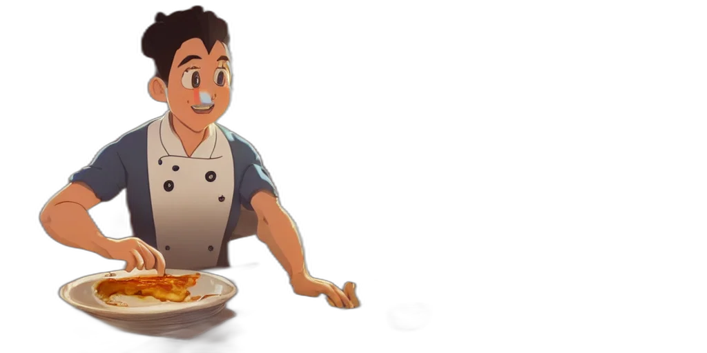food, staff, cartoon, 3d render transparent PNG cut-out