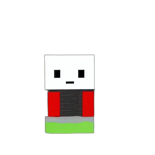 robot, creature, animal, face, pixel art, 3d render, concept art, fantasy art transparent PNG cut-out