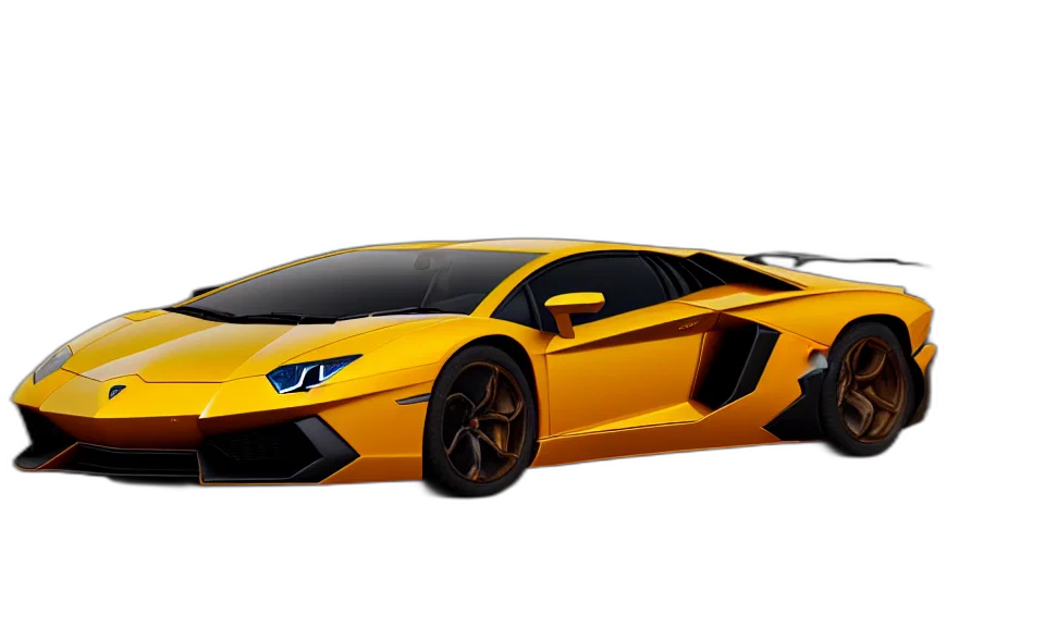 car, weapon, 3d render, photorealistic transparent PNG cut-out