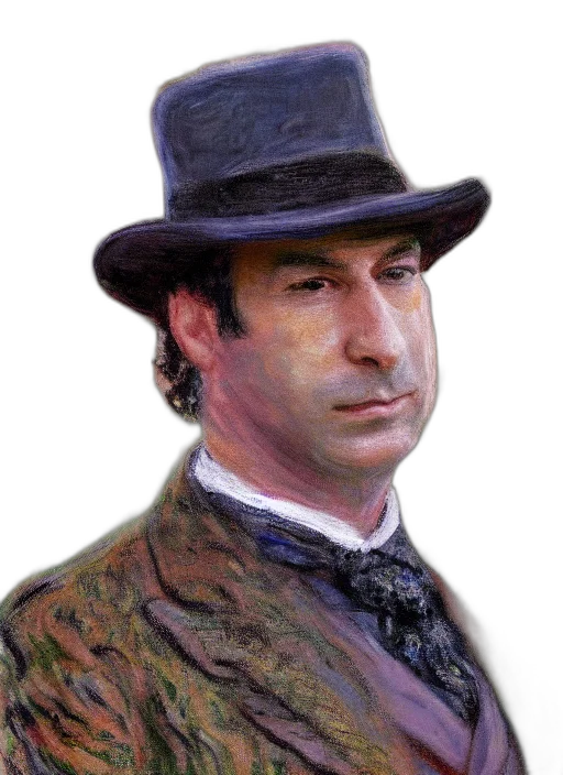 hat, face, staff, photorealistic, oil painting, watercolor, comic book art, detailed transparent PNG cut-out
