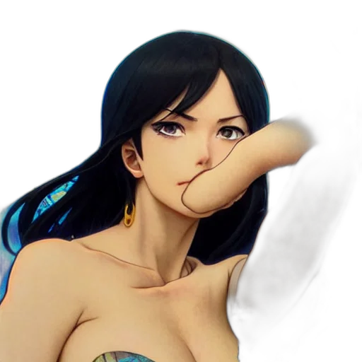 face, dress, jewelry, anime transparent PNG cut-out