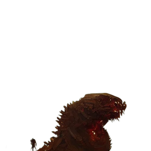 creature, dragon, animal, staff, concept art, pixel art, fantasy art, photorealistic transparent PNG cut-out
