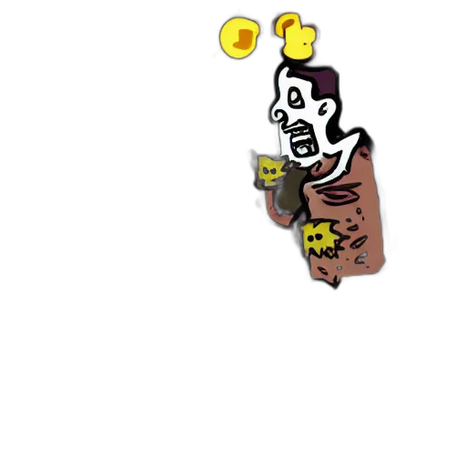 robot, food, bottle, creature, concept art, pixel art, cartoon, comic book art transparent PNG cut-out