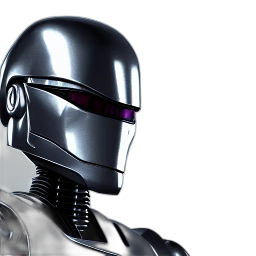 robot, 3d render, still, photo transparent PNG cut-out