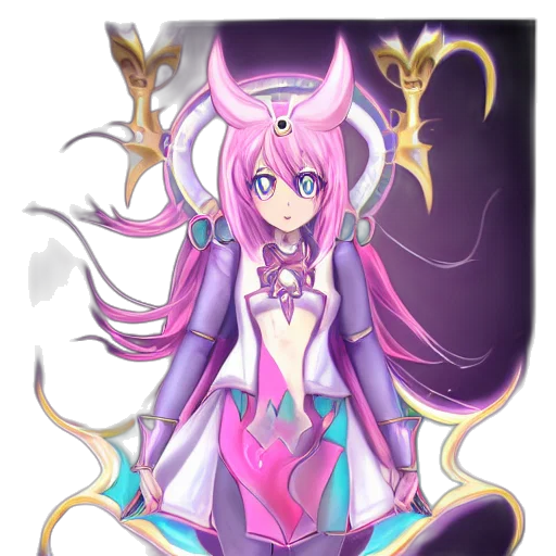 staff, dress, creature, anime transparent PNG cut-out