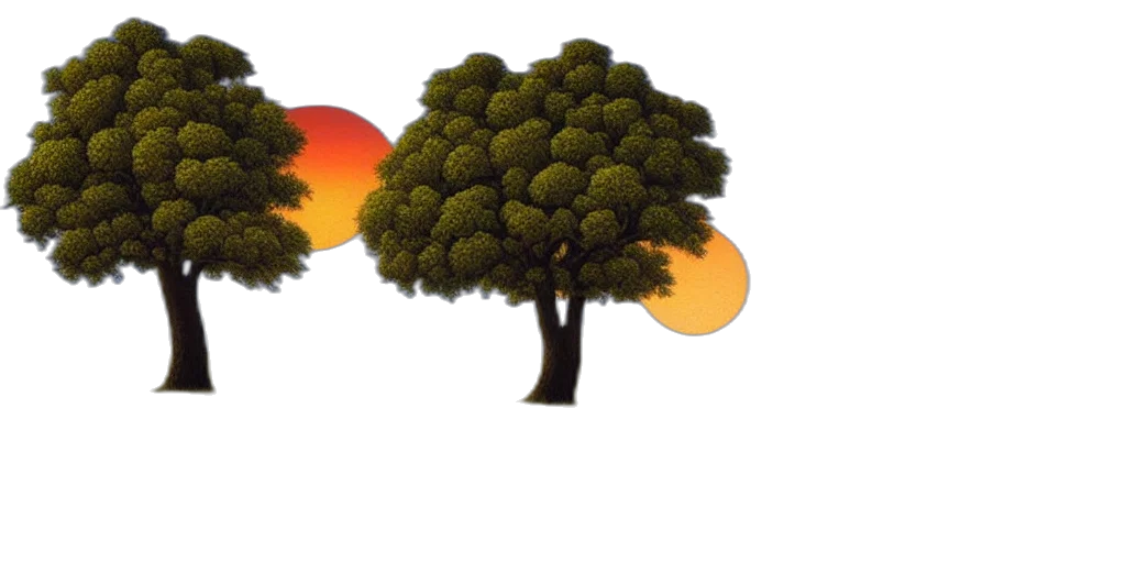 tree, crown, 3d render, photorealistic transparent PNG cut-out