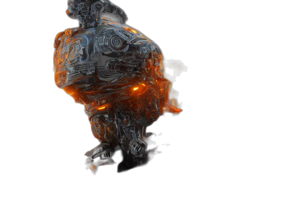 dragon, mask, robot, face transparent PNG cut-out