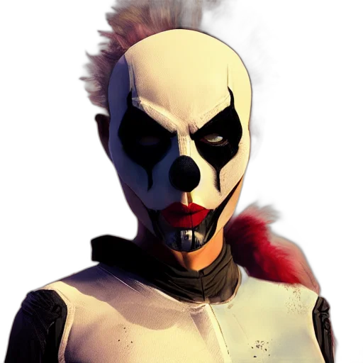 mask, face, concept art, comic book art transparent PNG cut-out