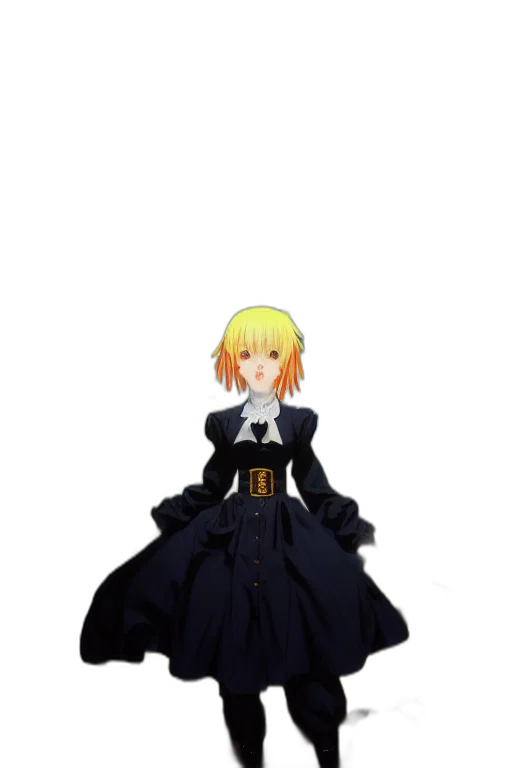 dress, staff, crown, weapon transparent PNG cut-out
