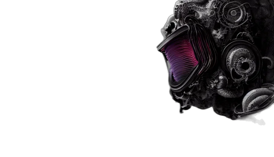 mask, face, creature, hair transparent PNG cut-out