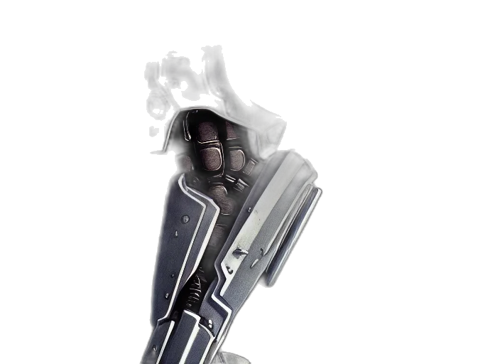 weapon, robot, staff, sword, 3d render, concept art, photorealistic, cyberpunk transparent PNG cut-out