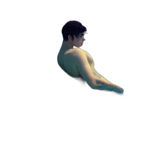 creature, animal, 3d render, photorealistic, pixel art, concept art, underwater, high transparent PNG cut-out