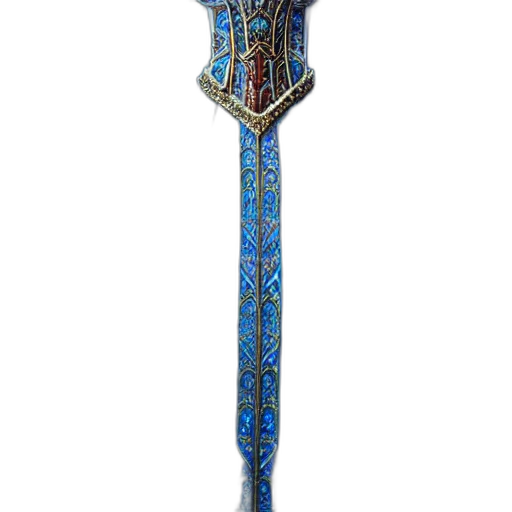 sword, staff, weapon, jewelry transparent PNG cut-out