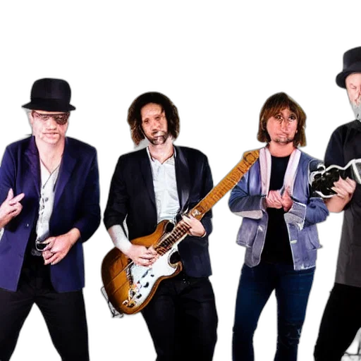 doctors, rock, band, performing, stage transparent PNG cut-out