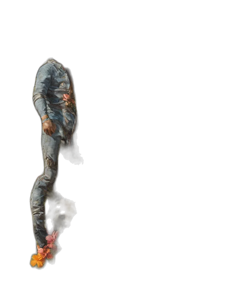 creature, staff, mask, shoes transparent PNG cut-out