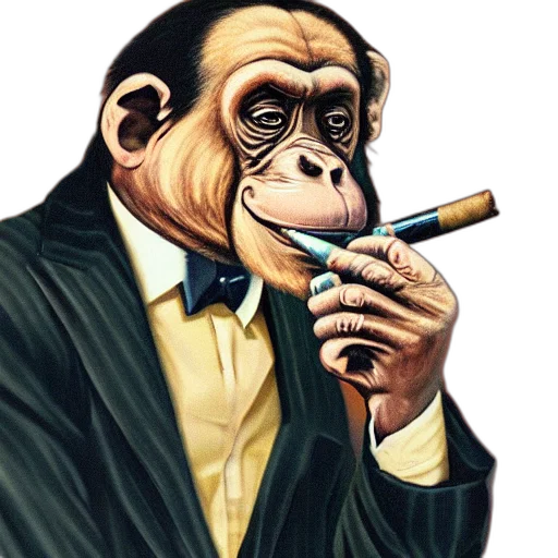 animal, concept art, photorealistic, comic book art transparent PNG cut-out