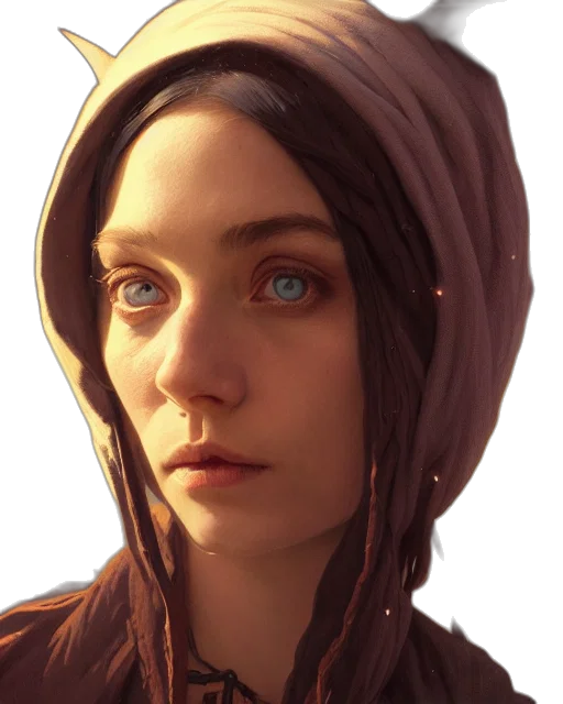 face, staff, mask, crown, concept art, fantasy art, photorealistic, pixel art transparent PNG cut-out