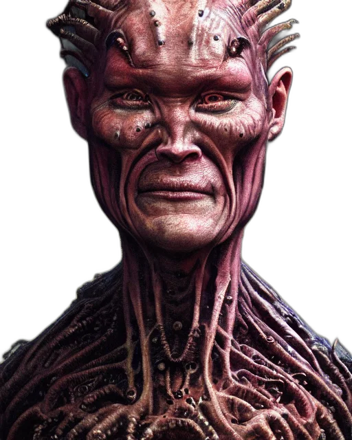 face, creature, mask, robot transparent PNG cut-out