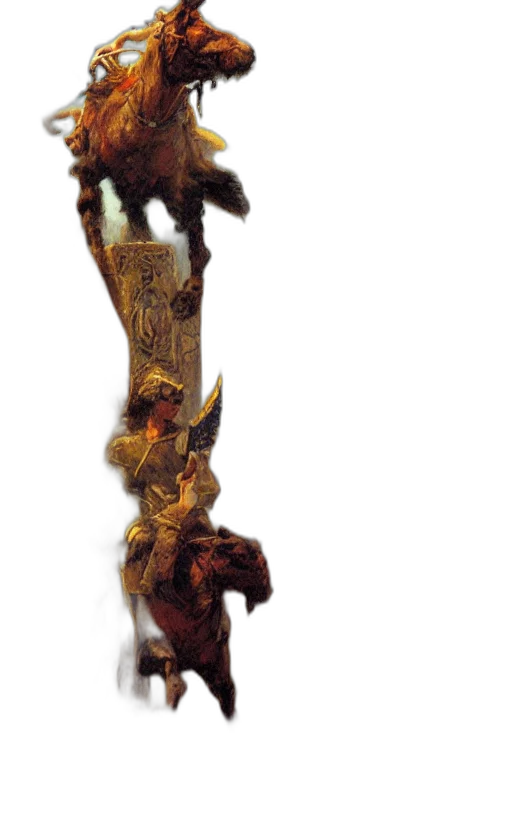 staff, sword, dragon, crown transparent PNG cut-out