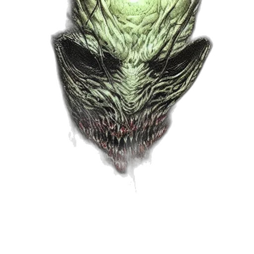 mask, creature, face, staff transparent PNG cut-out