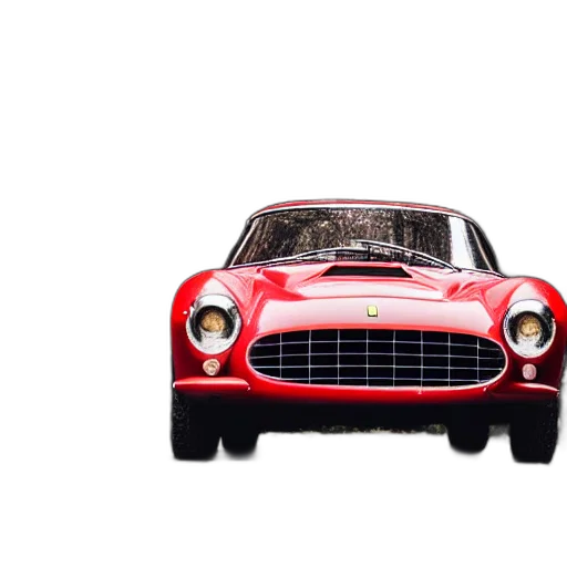 car, animal, 3d render, photorealistic transparent PNG cut-out